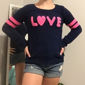 Pink And Blue Sweater